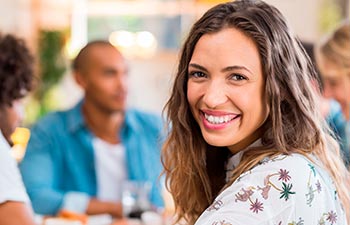 smiling woman