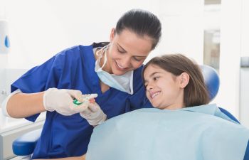 Kid at Dentist